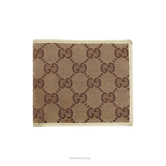 🔴 Gucci  GG Canvas Bifold Wallet - Brown - Picture 2 of 9
